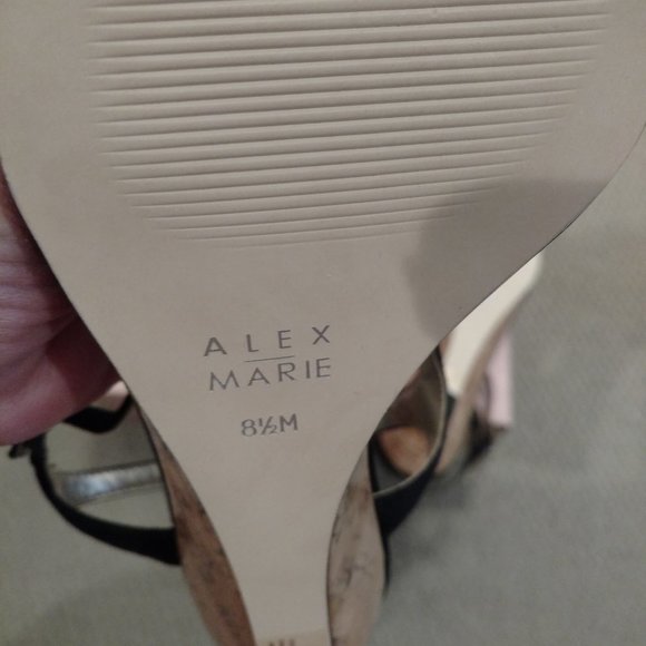 "HOST PICK" - NWOT - Black Jeweled Sandals by Alex Marie Sz 8.5 - Picture 10 of 14